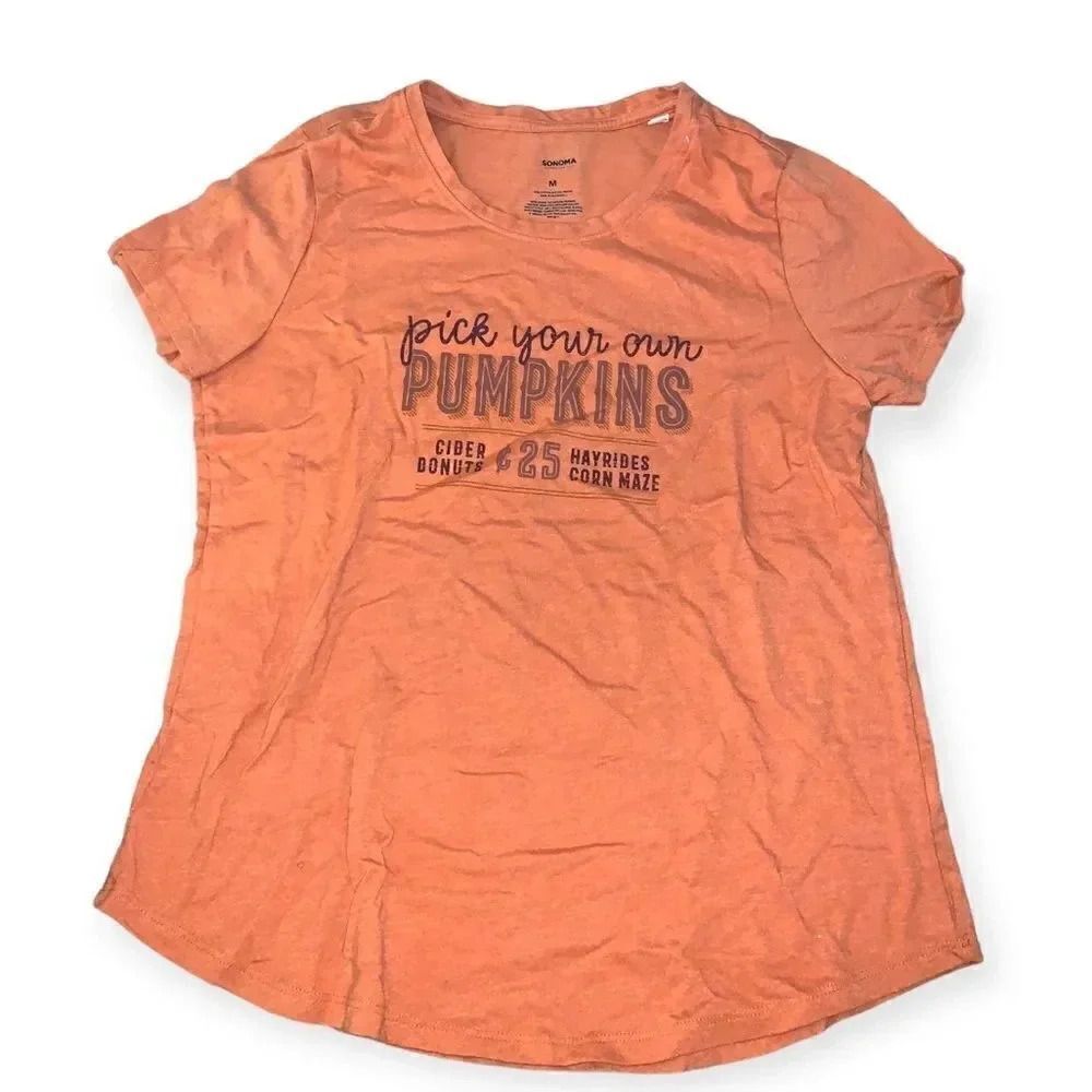 DONATED Sonoma pick your own pumpkins tee
